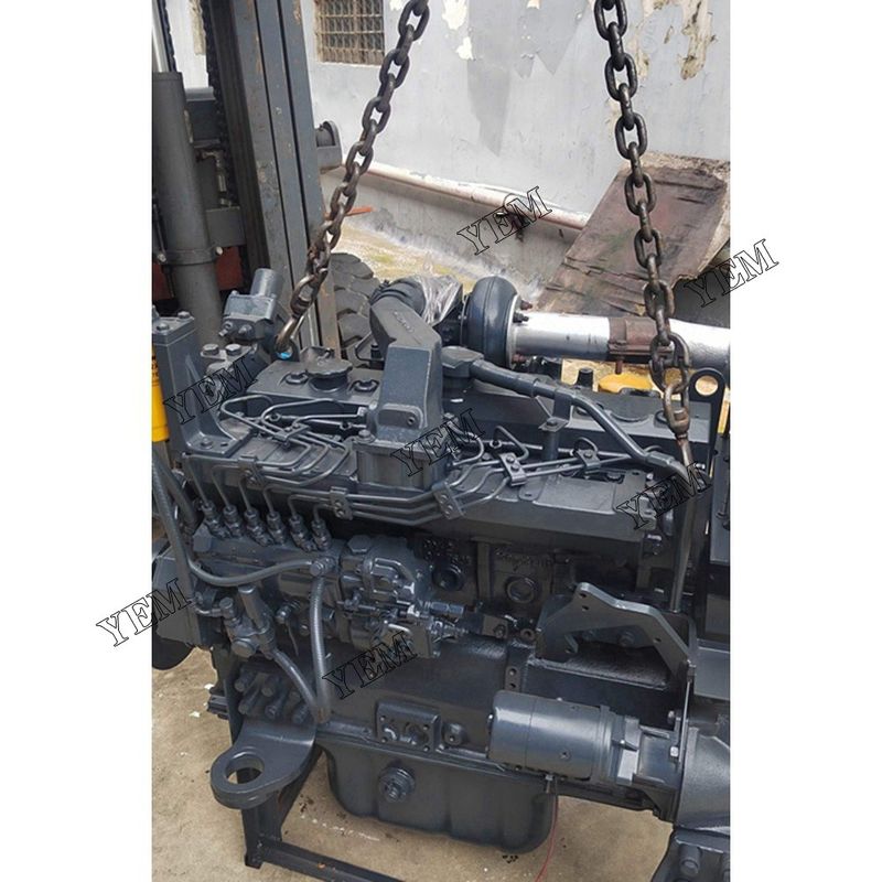 ISO9001 Durable Komatsu PC200-6 Engine , 6D95 6D95L Komatsu Excavator Parts